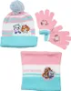 Paw Patrol Skye Liberty Kinder 3tlg Set Winter Mütze plus Produktbild-Vorschau 1