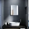 A modern bathroom vanity with a vessel sink and a lighted mirror. Náhled obrázku produktu