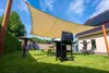 Sonnensegel Wasserdicht Viereck 5x5 m - 160 g/m² - Beige - Produktbild-Vorschau 5