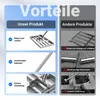 Grabie do trawników Wiltec ze stali nierdzewnej z uchwytem Podgląd zdjęcia produktu 11