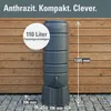 Beczka Prosperplast VUELTA 110 l antracytowa Podgląd zdjęcia produktu 7