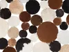 BELIANI Teppich Braun Beige Schwarz Echtleder ø 140 cm Produktbild-Vorschau 3