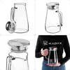 KADAX Glaskaraffe 1.5L, Wasserkaraffe mit Sieb und Deckel Produktbild-Vorschau 10