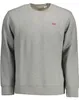 Graues Herren-Sweatshirt: Langarm, Rundhals, Logoakzent Produktbild-Vorschau 1