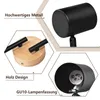 ZMH LED stropní reflektor 4 plameny stropní lampa dřevo Náhled obrázku produktu 4