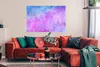 MuchoWow® Poster Aquarell - Lila - Abstrakt - Blau 120x80 Produktbild-Vorschau 2