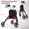 COSTWAY Rollator stretto per appartamenti, triciclo Anteprima dell’immagine prodotto 3