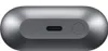 The bottom view of a graphite-colored charging case for Samsung Galaxy Buds3 Pro. Produktbild-Vorschau