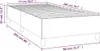 vidaXL Box spring bed frame cappuccino-brown 80x200 cm Náhľad obrázku produktu 7