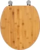 5five Simply Smart WC-Sitz Bamboo, Toilettensitz , Bambus, Anteprima dell’immagine prodotto 6