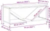 vidaXL Porta legna con ripiano in legno Bianco Anteprima dell’immagine prodotto 8