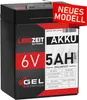 Akku 6V 5AH GEL Batterie Blei Akku USV UPS ersetzt 4,5Ah Produktbild-Vorschau 4