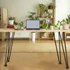 Jiubiaz 4x Hairpin Legs Pieds de meubles Chemin de table Voir les images du produit 5