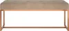 vidaXL Panca Beige 110x36x45 cm Velluto Anteprima dell’immagine prodotto 3