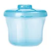 A blue plastic milk powder dispenser with a lid. Produktbild-Vorschau