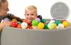 sunnypillow Bällebad für Baby Kinder mit 200 bunten Bällen Produktbild-Vorschau 5