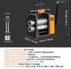 A jewelry rolling mill with dimensions and specifications displayed. Anteprima dell’immagine prodotto