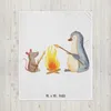Mr. & Mrs. Panda Decke Pinguin Lagerfeuer - Weiß - Produktbild-Vorschau 2