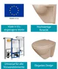 Calmwaters® Erhöhtes Wand WC spülrandlos Modern Plus mit Produktbild-Vorschau 3