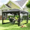 Pavillon 3x3 m faltbar mit Moskitonetz, Falt-Pavillon Produktbild-Vorschau 9
