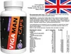 A bottle of VIGAMAN CAPS food supplement with nutritional information and ingredients listed. Náhľad obrázku produktu