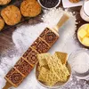 Razítkovací válečkový lis, dřevěný strojek na sušenky s Náhled obrázku produktu 4