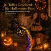 Halloween Solar Gartenlampe im Kessel-Design, wasserdichte Produktbild-Vorschau 4
