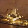 LED Weihnachtliche Nano-Kette kupferfarben, 0,9 m, 2x AA, Innen, warm-weiß, Timer Produktbild-Vorschau