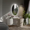Lustro łazienkowe z podświetleniem LED, Elipsa - Panama - Podgląd zdjęcia produktu 2