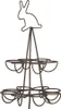 Clayre & Eef Eierhalter Ø 17x28 cm Braun Metall Kaninchen Produktbild-Vorschau 2