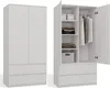 CDF Moderner Schrank Malwa SS-90 | Farbe: weiß | Ideal für Produktbild-Vorschau 1
