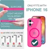 NALIA Magnet-Case für iPhone 16 – Matt-Transparent & Produktbild-Vorschau 4