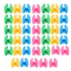 40 clips de fixation en silicone colorés pour accessoires Voir les images du produit 1