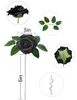 Strauß schwarzer Rosen, Set mit 25 dekorativen Kunstblumen, Produktbild-Vorschau 2
