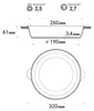 Ø26cm Gusseisenpfanne mit Glasdeckel Bräter Schmortopf aus Produktbild-Vorschau 5