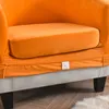 (Oranžová) Klubové křeslo slipcover křeslo kryt vysoké Náhled obrázku produktu 3