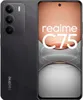A product shot of a Realme C75 smartphone, displayed from the front and back, with marketing text on the screen. Produktbild-Vorschau