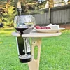 Tragbarer Outdoor Weintisch,Weintisch Klappbar Produktbild-Vorschau 5