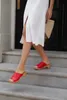 Damen Holzclogs dunklem Rot aus Echtleder – Klassische Produktbild-Vorschau 5