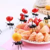 Ant Obst Gabel Set, Mehrere Verwendung Snack Kuchen Dessert Produktbild-Vorschau 2