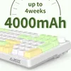 AJAZZ AK992 Gasket RGB Tri-Mode-Tastatur Bluetooth 2,4-GHz Produktbild-Vorschau 3