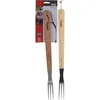 Bbq Vork Rvs/Hout 46X7Cm Náhled obrázku produktu 1