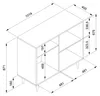 Kommode Beistellschrank Anrichte Standschrank Sideboard Produktbild-Vorschau 7