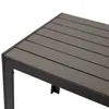 DEGAMO Gartentisch Esstisch SORANO 125x70cm, Alu anthrazit Produktbild-Vorschau 3