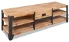 vidaXL TV skříňka z masivního dřeva akácie 140x40x45 cm Náhled obrázku produktu 5