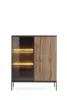Vitrine HALLE WT 104 - Glasvitrine 104 cm, Glastür, Produktbild-Vorschau 4