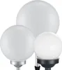 3er Set LED Solarleuchten, Außenlampe, Kugel, weiß silber Produktbild-Vorschau 1