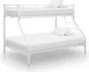 vidaXL Etagenbettgestell Weiß Metall 140x200 cm/90x200 cm Produktbild-Vorschau 7