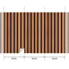 Tapety LAMELE WOOD Imitace prken 3D tapety Obývací pokoj Náhled obrázku produktu 10
