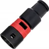 A close-up studio shot of a black and red hose connector. Anteprima dell’immagine prodotto